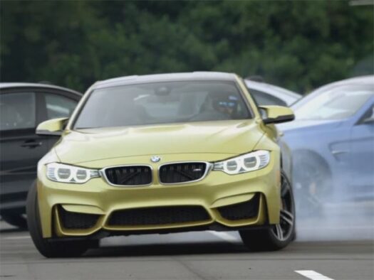 BMW M4 Drift Şovuyla M Serisini Selamlıyor