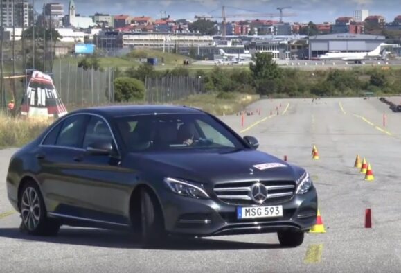 Yeni Mercedes C 350-e Geyik Testinde Çuvalladı