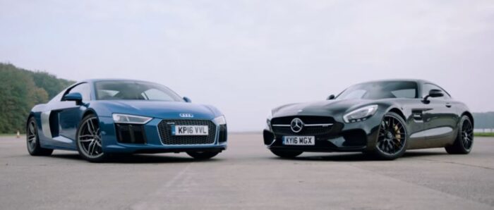 Alman Devleri Yarışıyor: Mercedes-AMG GT S – Audi R8 V10