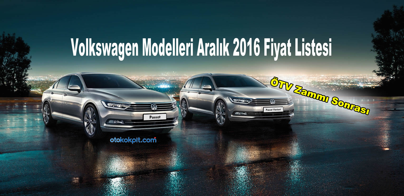 Volkswagen Modelleri Aralık 2016 Fiyat Listesi