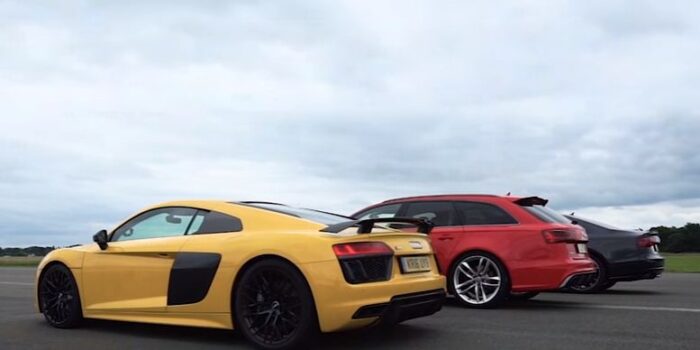 Audi Ailesi Yarışta: R8 V10 – RS6 – S8