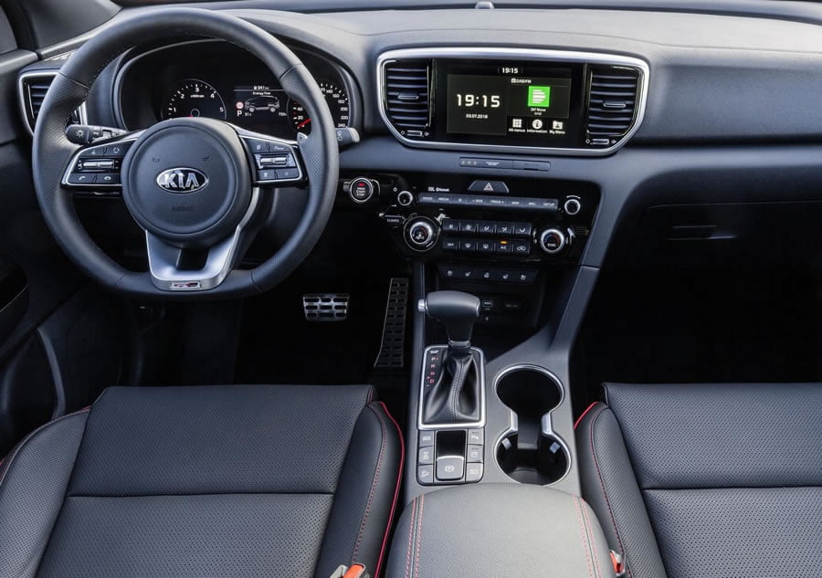 Makyajlı 2019 Kia Sportage Kokpiti Oto Kokpit