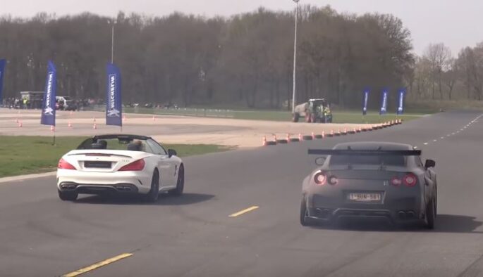 Bu Yarış Kaçmaz: 585 Beygir Mercedes-AMG SL63 – S63 Coupe – Liberty Walk GTR