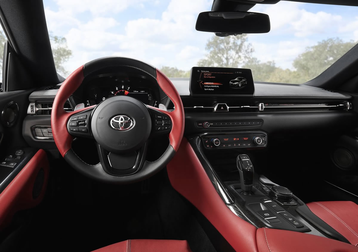 2020 Yeni Kasa Toyota Supra Kokpiti