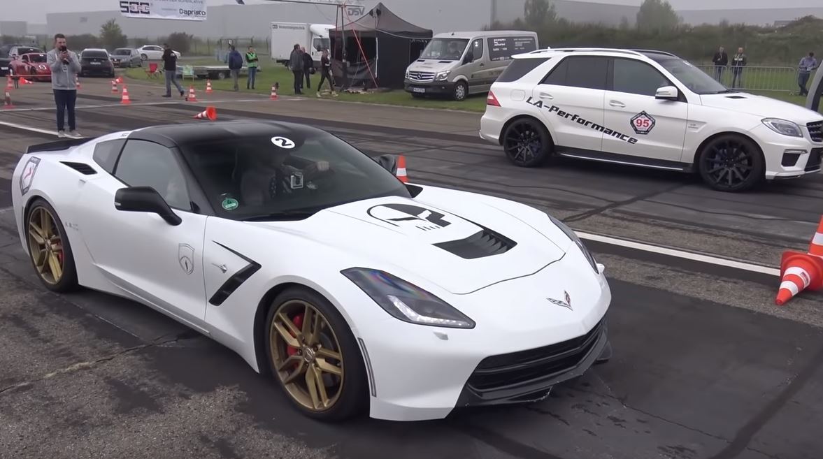 Hangisi Geçer? 800 Beygirlik Mercedes-AMG ML63 – Corvette C7 Stingray