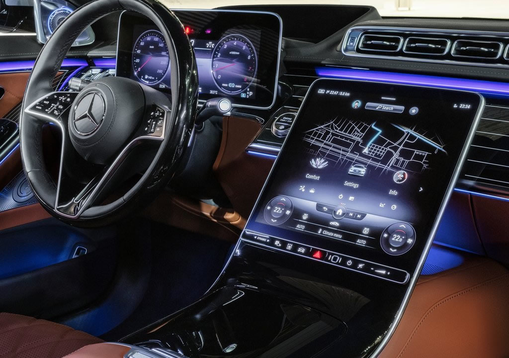 2021 Yeni Mercedes-Benz S Serisi W223 İçi