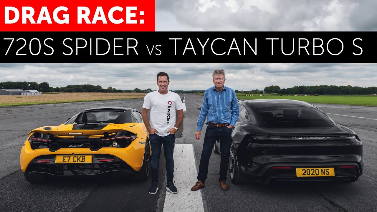 Hangisi Geçer? Porsche Taycan Turbo S – McLaren 720S Spider