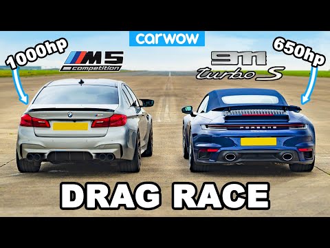 Hangisi Geçer? 1000 Beygirlik BMW M5 – Porsche 911 Turbo S