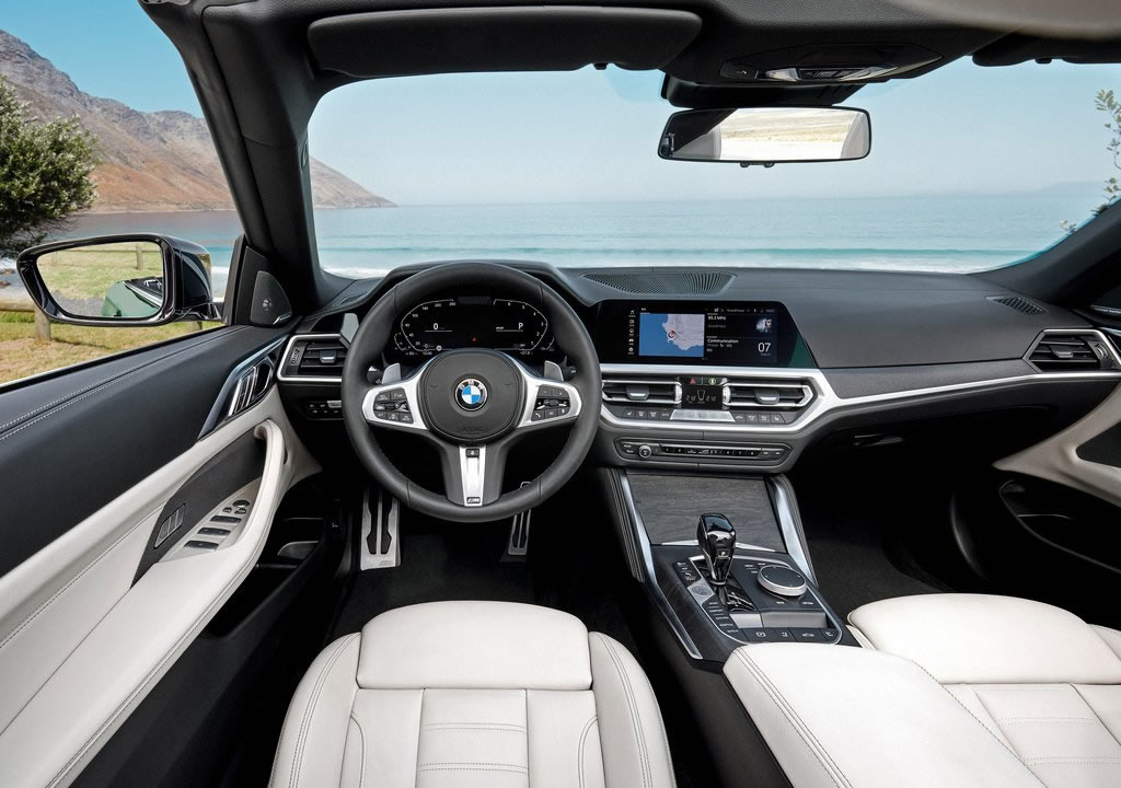 2021 Yeni Kasa BMW 4 Serisi Cabriolet Kokpiti