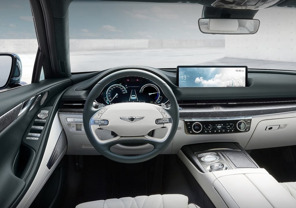 2022 Genesis Electrified G80 Kokpiti