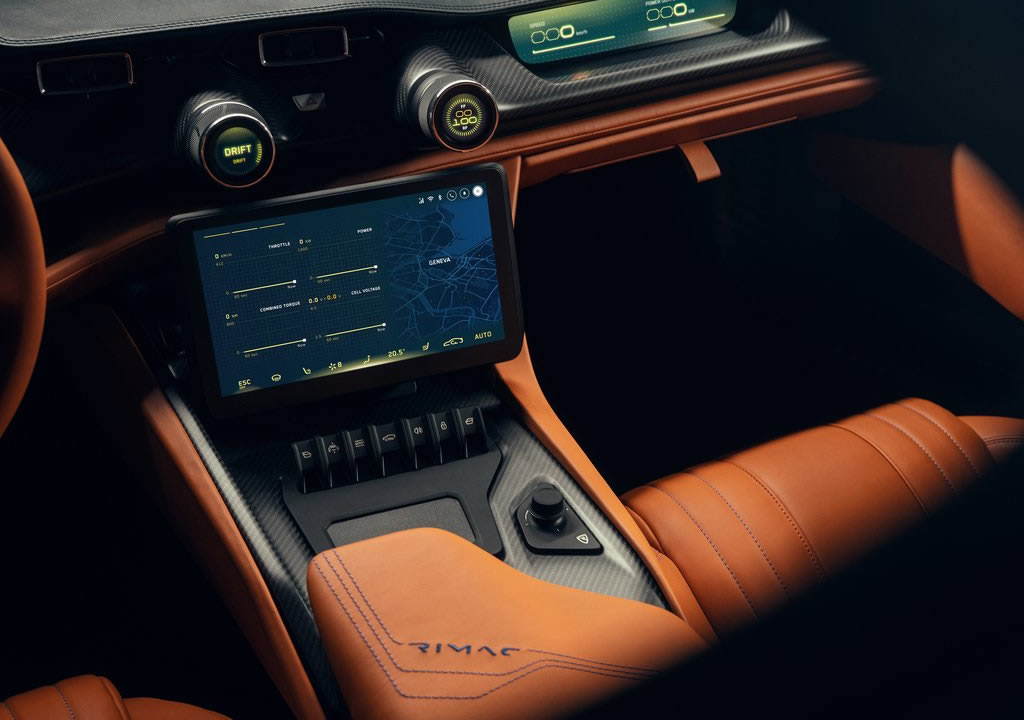 2022 Rimac Nevera Donanımları