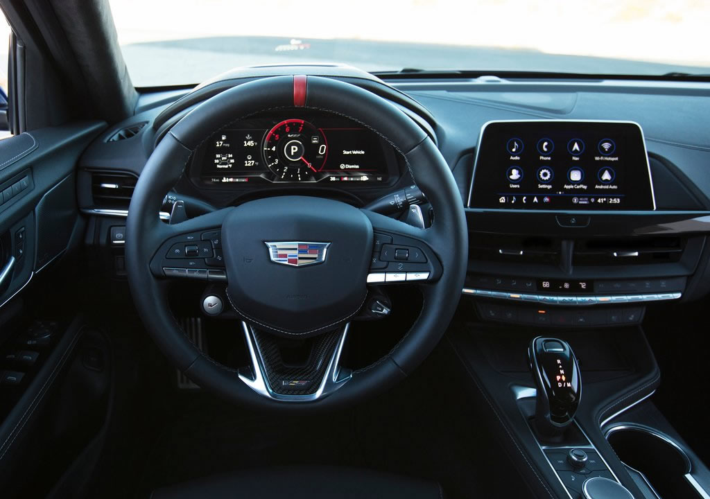 2022 Yeni Cadillac CT4-V Blackwing Kokpiti