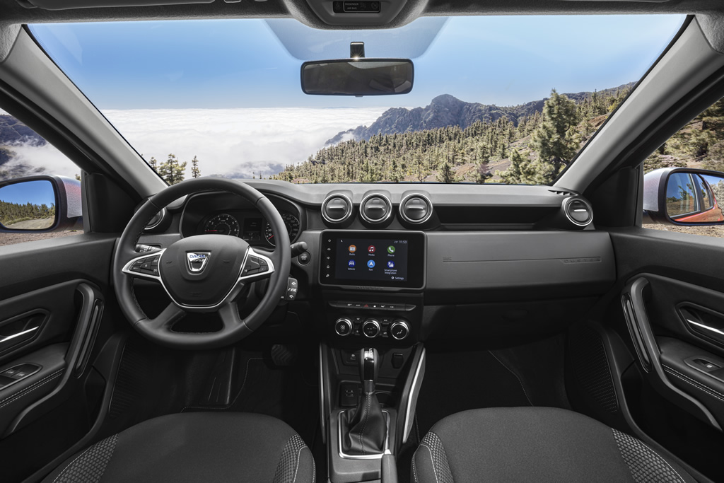 Makyajlı 2022 Dacia Duster Kokpiti