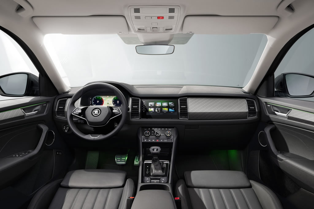 Makyajlı 2021 Skoda Kodiaq Kokpiti
