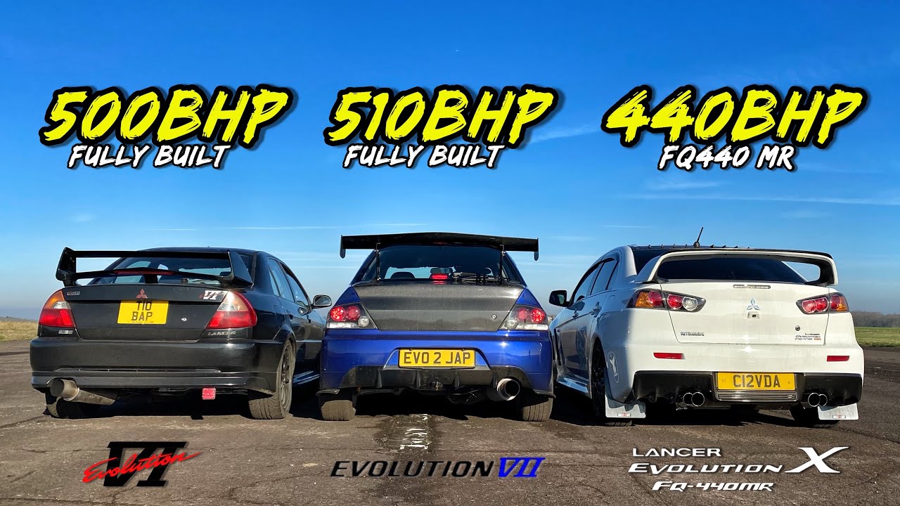 Lancer EVO Drag: EVO 6 – EVO 7 – EVO 10