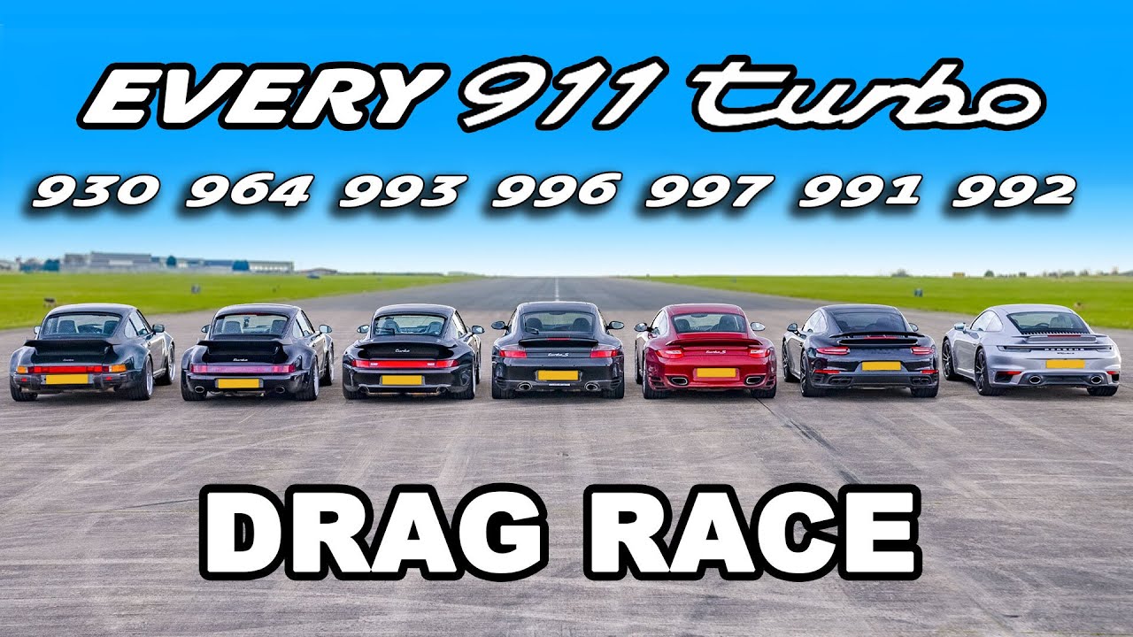 Drag: 7’den 70’e Bütün Porsche 911 Turbo Modelleri