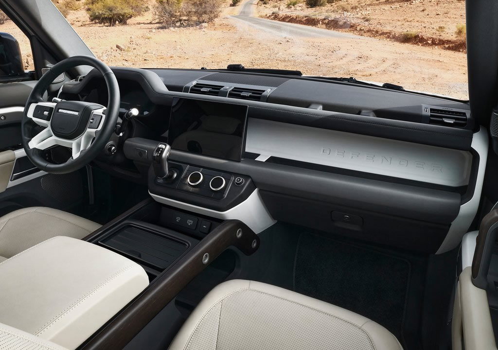 2023 Land Rover Defender 130 Kokpiti