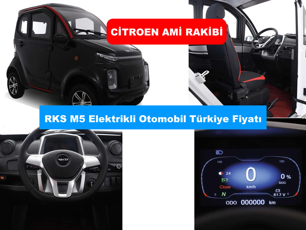 RKS M5 Elektrikli Otomobil Türkiye Fiyatı ve Teknik Özellikleri