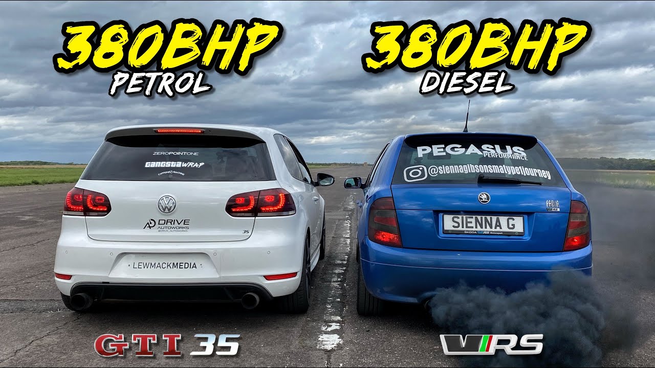Drag: 380 Beygirlik Skoda Fabia VRS – VW Golf GTi