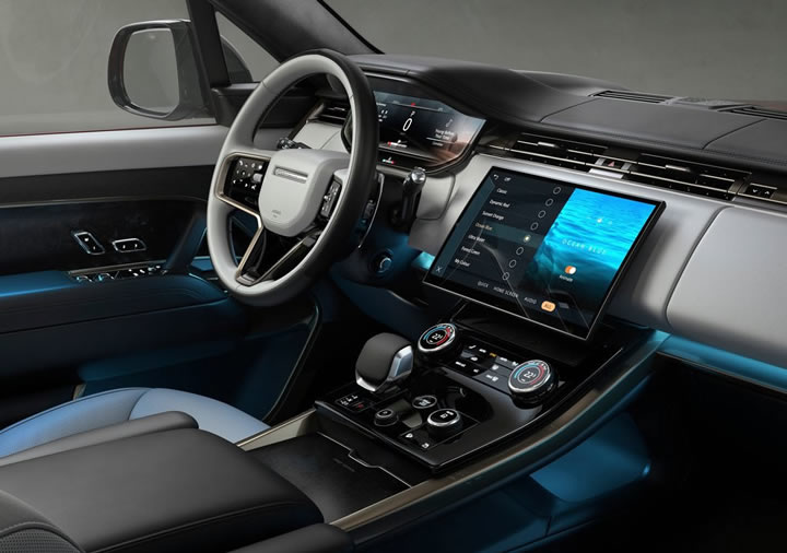 2023 Yeni Kasa Range Rover Sport Kokpiti