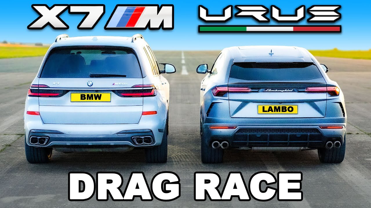 Drag: Lamborghini Urus – BMW X7 M60