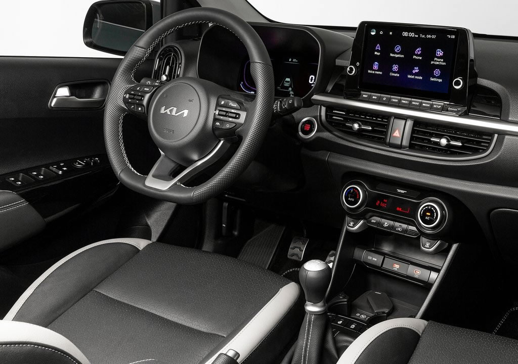 Makyajlı 2024 Yeni Kia Picanto Kokpiti