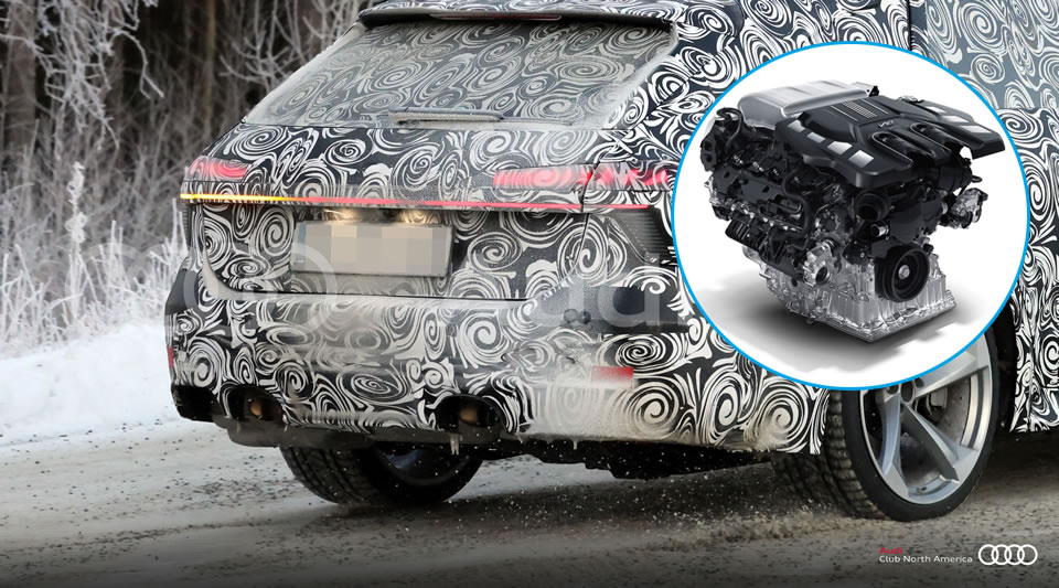 2027 Yeni Kasa Audi RS6 Avant C9 Motoru