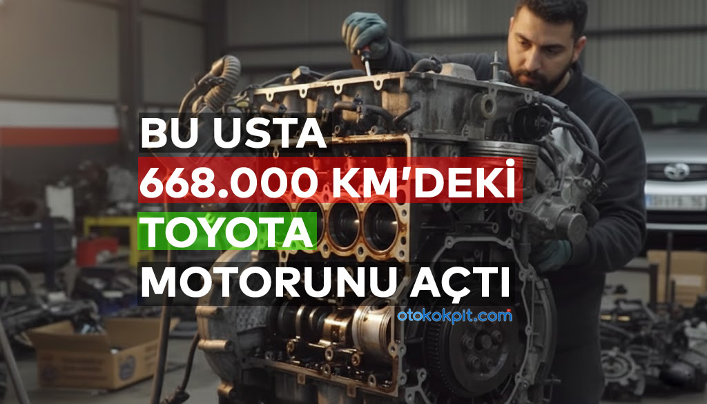 Bu Tamirci, 668.000 KM’deki Toyota’nın Motorunu Açtı – Sonuca Şaşıracaksınız!