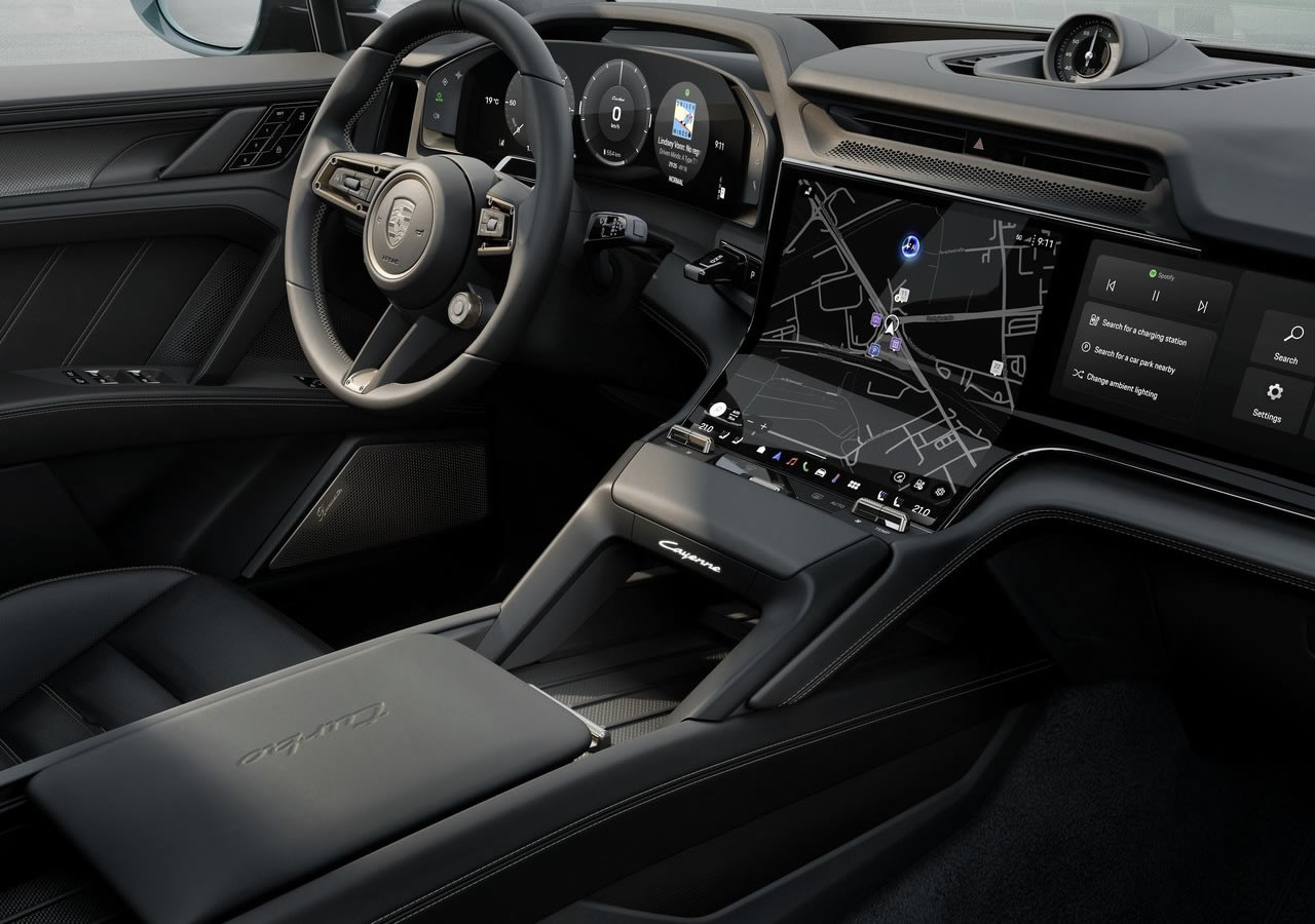 Yeni Porsche Cayenne Electric Kokpiti