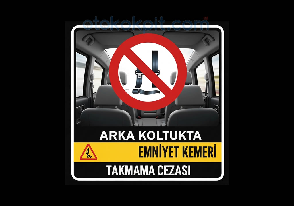 Arka Koltukta Emniyet Kemeri Takmama Cezası-2026