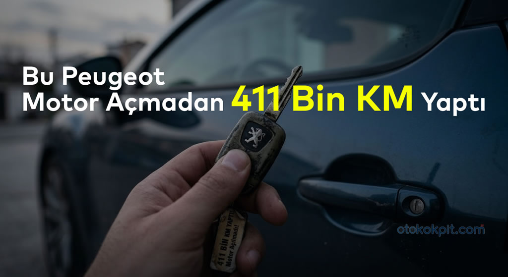 Bu Peugeot, Motor Açmadan 411 Bin KM Yaptı