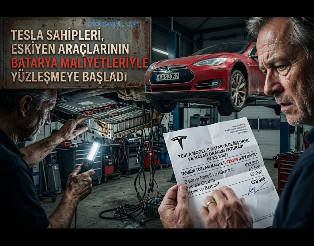 Tesla Model S Batarya Değişim Maliyeti Şok Etti