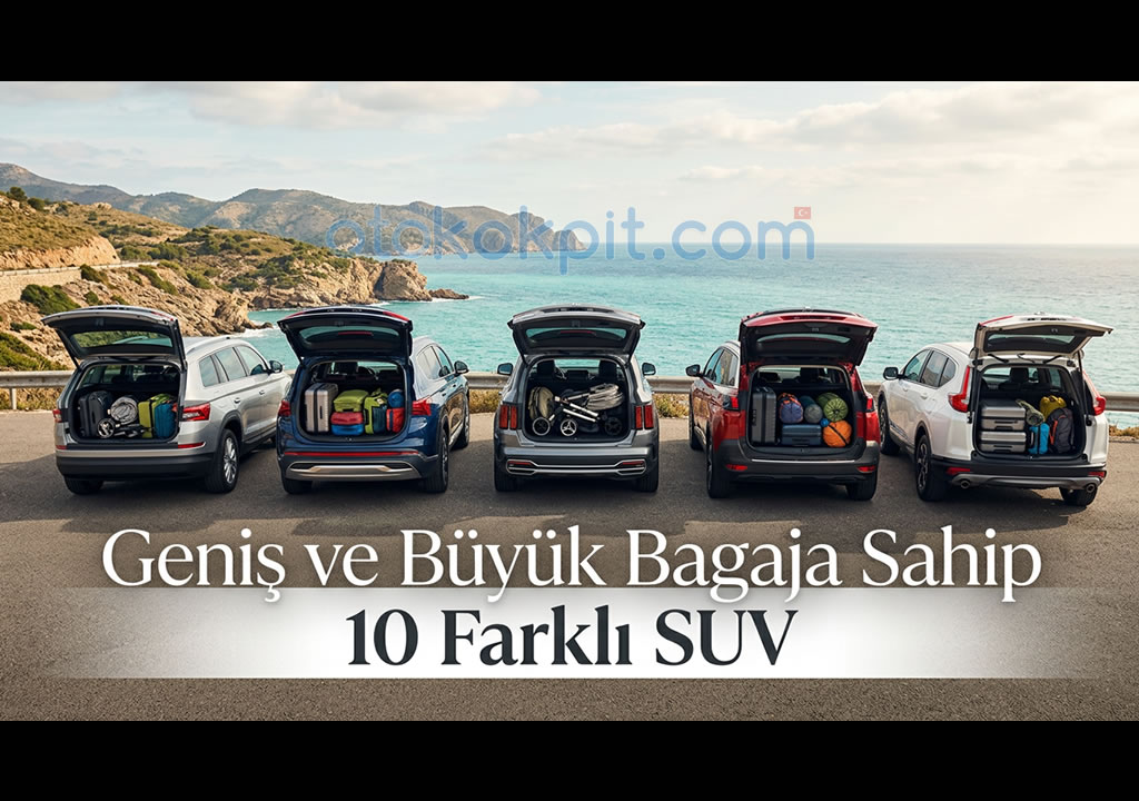 Geniş ve Büyük Bagaja Sahip 10 Farklı SUV (2026)