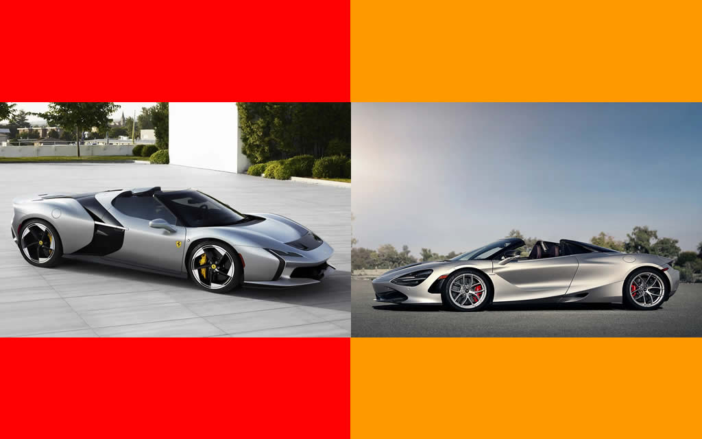 Ferrari HC25 - McLaren 720S Spider Karşılaştırması