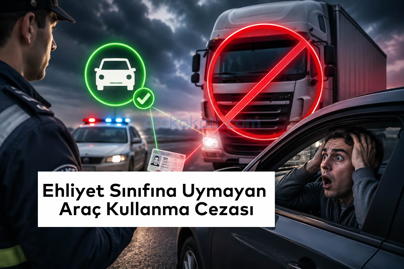 Ehliyet Sınıfına Uymayan Araç Kullanma Cezası (2026)