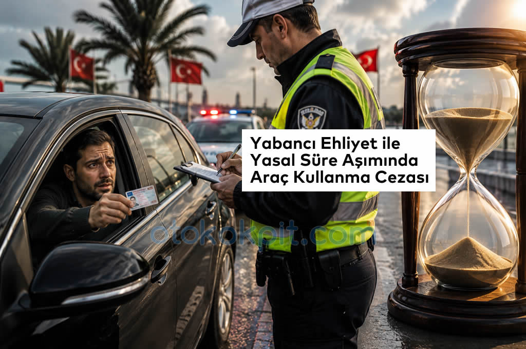 Yabancı Ehliyet ile Yasal Süre Aşımında Araç Kullanma Cezası (2026)