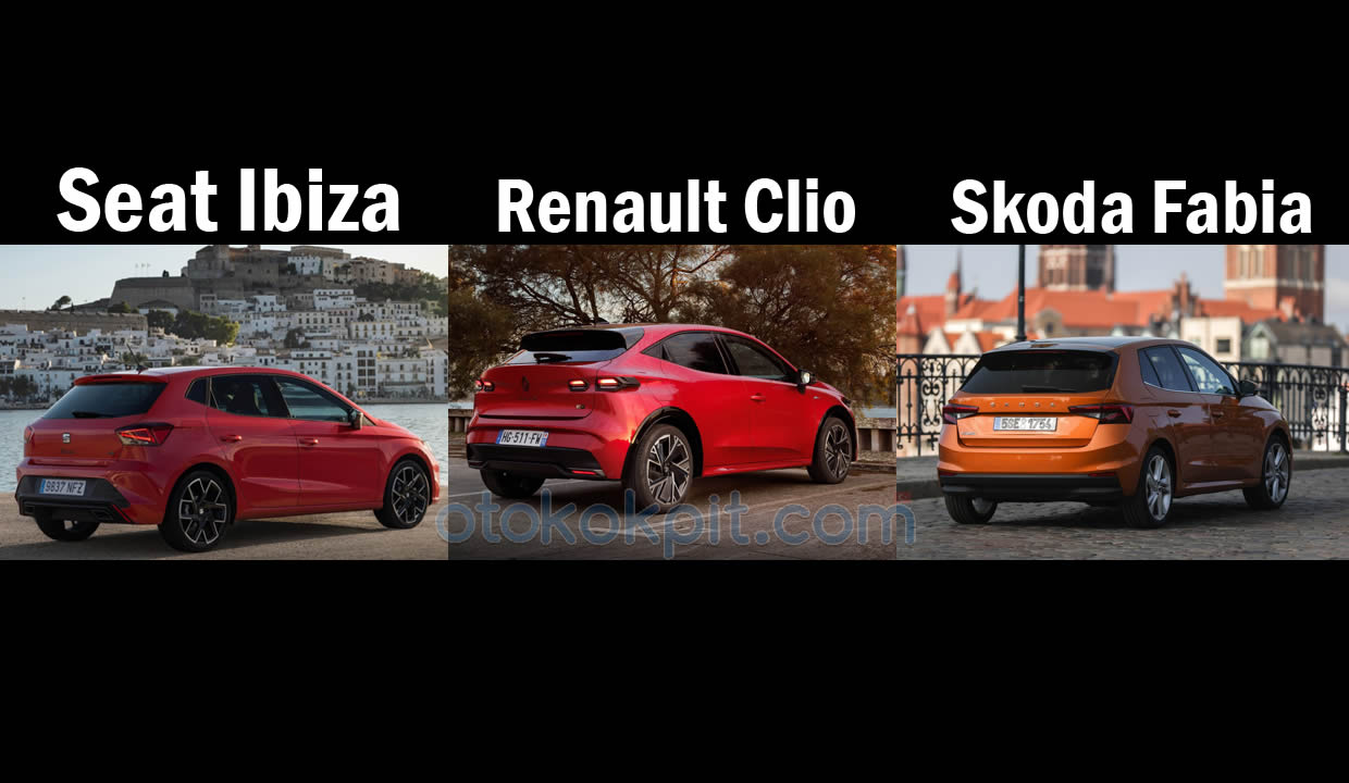 2027 Seat Ibiza vs Renault Clio 6 vs Skoda Fabia 1.0 TSI 