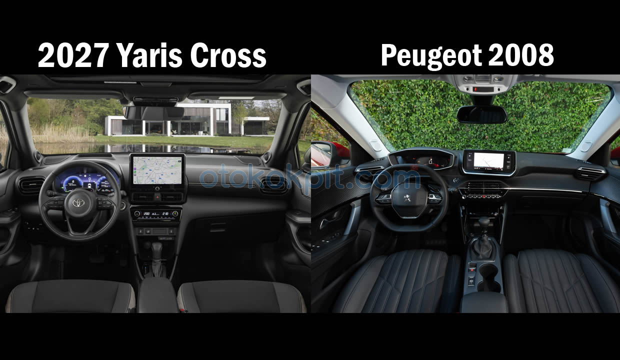 2027 Toyota Yaris Cross ve Peugeot 2008