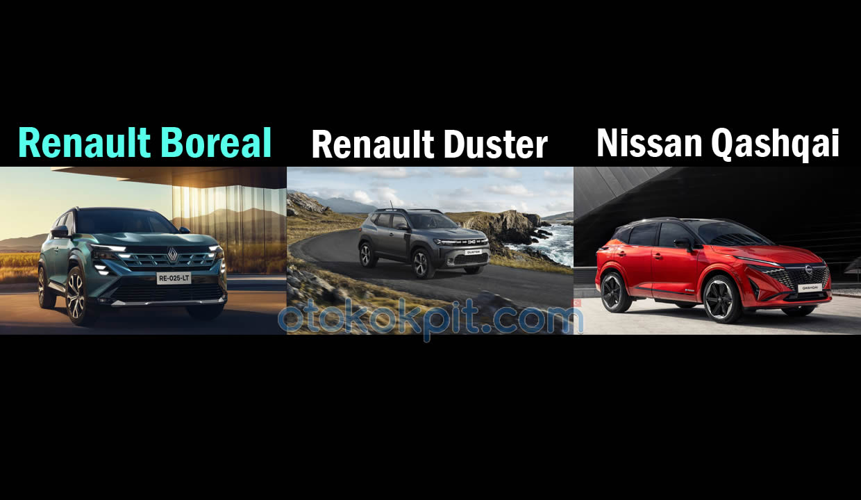 2027 Renault Boreal vs Duster vs Nissan Qashqai Karşılaştırması