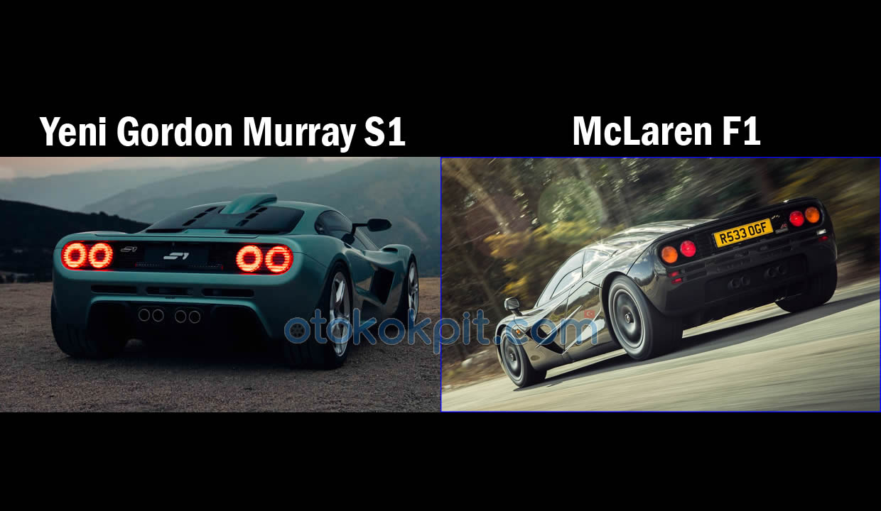 Yeni Gordon Murray S1 vs McLaren F1 