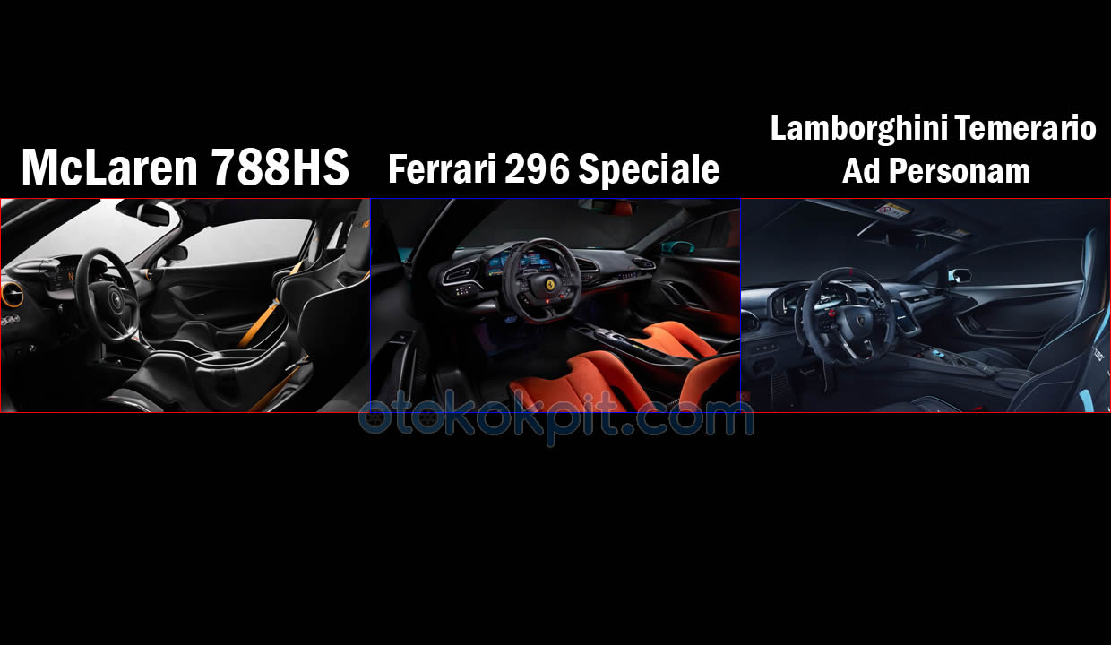Yeni McLaren 788HS vs Ferrari 296 Speciale vs Lamborghini Temerario Ad Personam