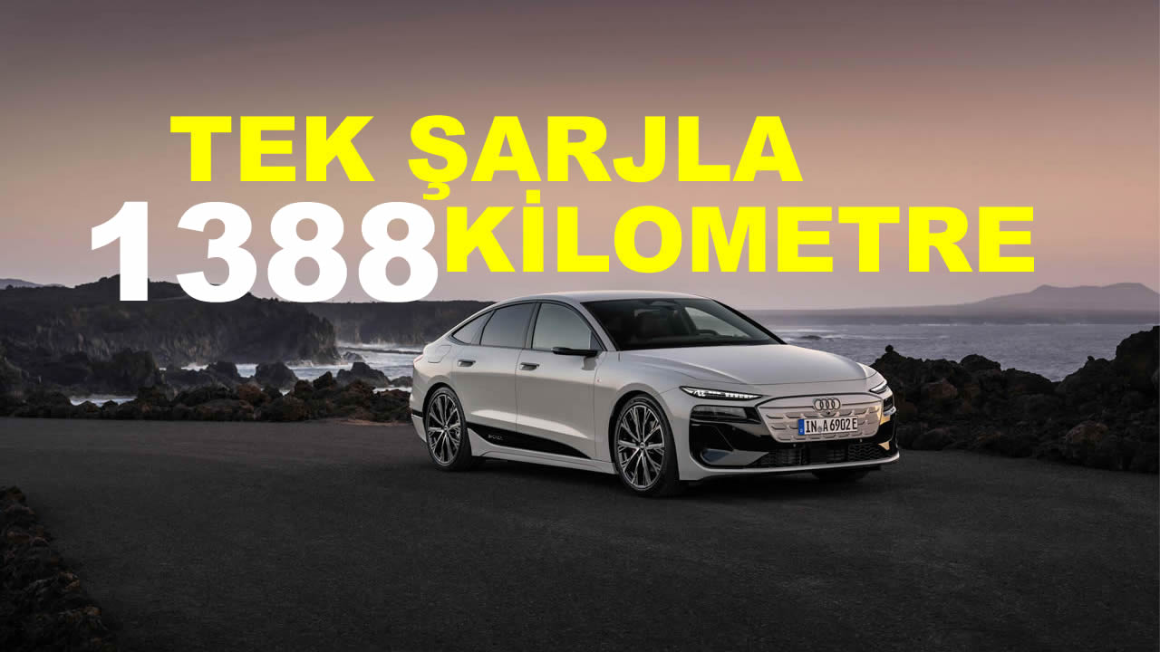 Audi, Tek Şarjla 1338 KM Giderek Dünya Rekoru Kırdı!