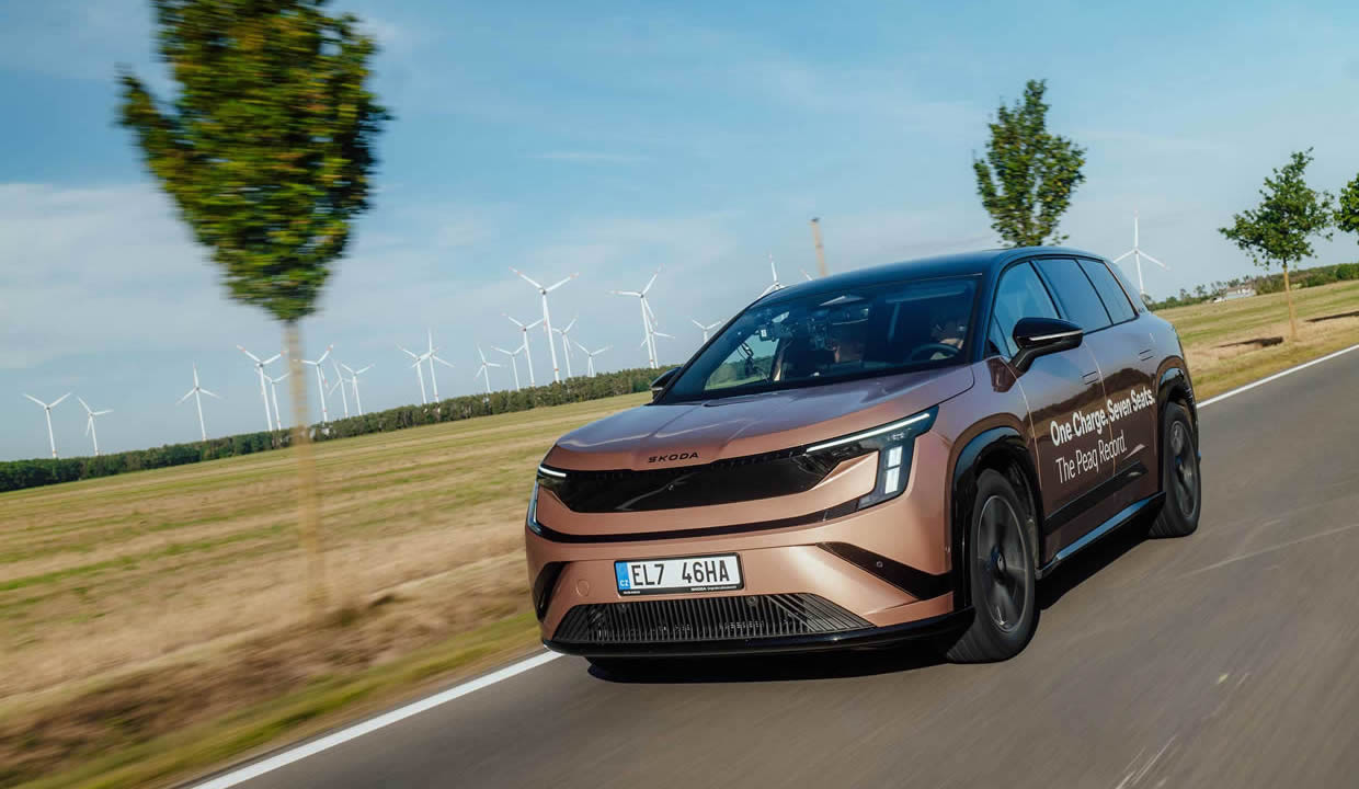 Elektrikli Skoda Peaq, Menzil Rekoru Kırdı!