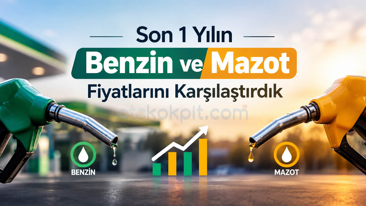 Son 1 Yılın Benzin ve Mazot Fiyatlarını Karşılaştırdık