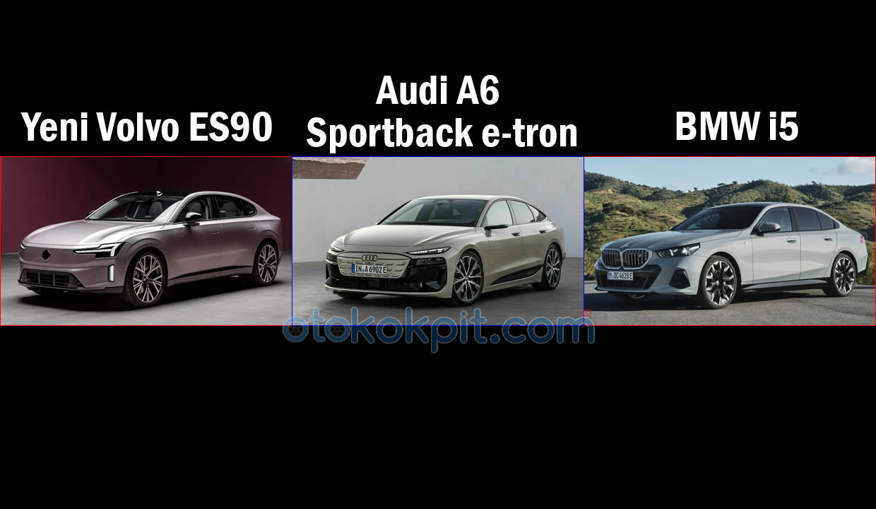 Yeni Volvo ES90 vs Audi A6 Sportback e-tron vs BMW i5 Karşılaştırması