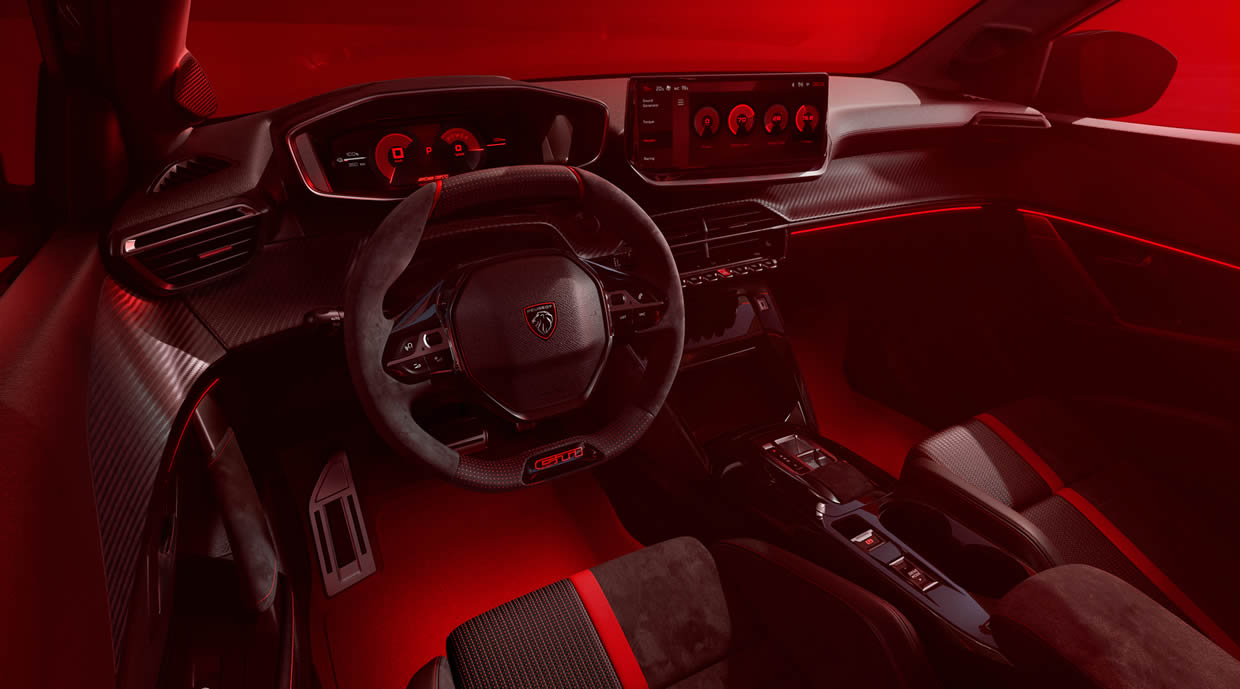 2027 Peugeot E-208 GTi Kokpiti