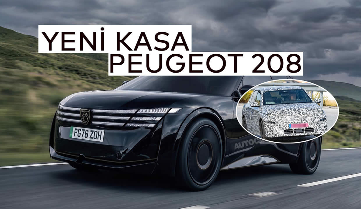 2028 Yeni Kasa Peugeot 208 (MK3) Görüntülendi!