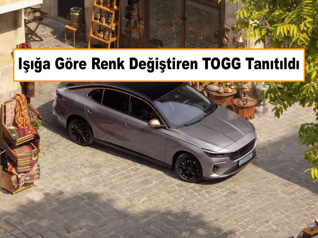 Togg, T10F 4More Kehribar Serisini Tanıttı. Işığa Göre Renk Değiştiriyor