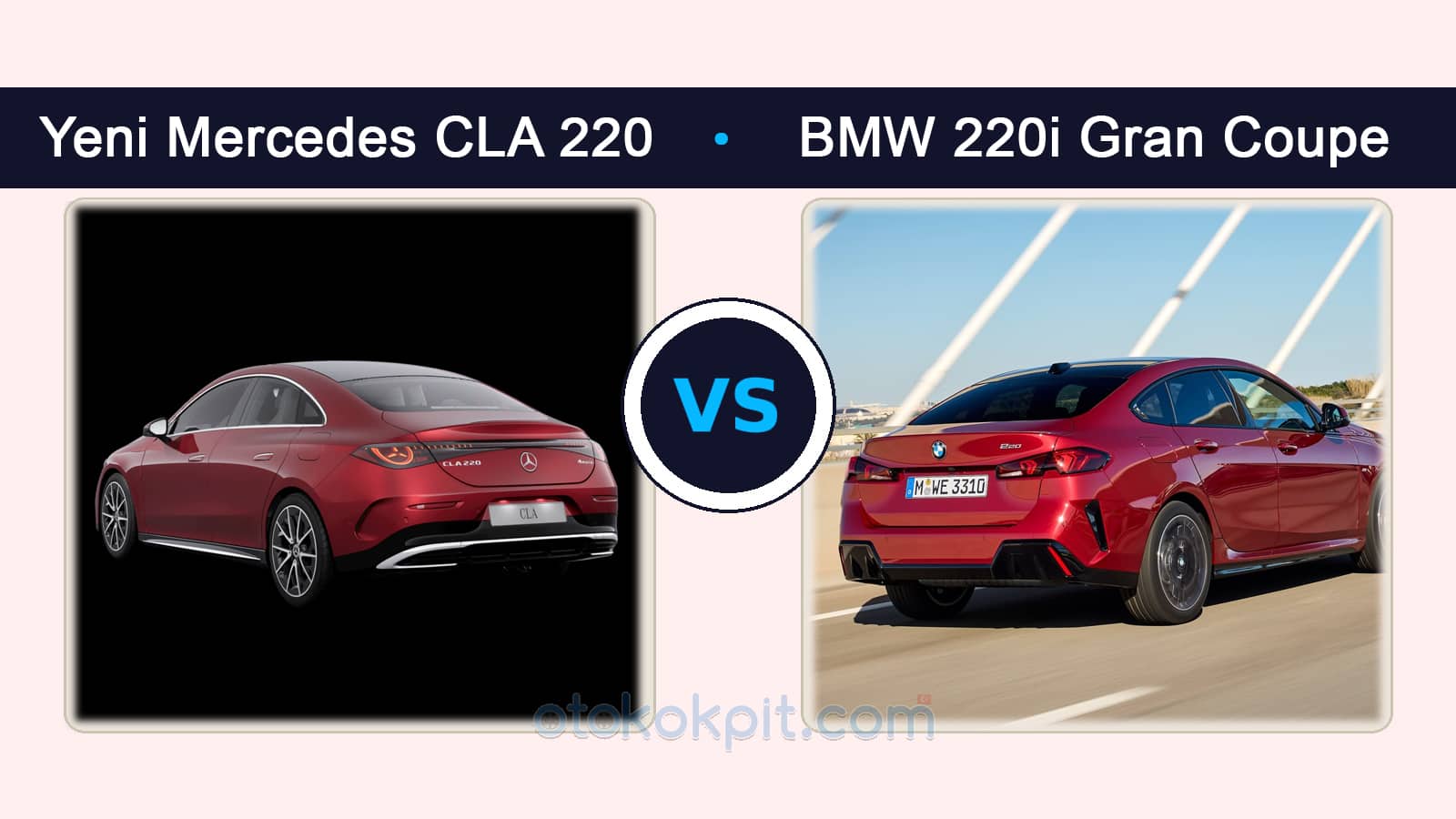 Yeni Mercedes CLA 220 vs BMW 220i Gran Coupe 